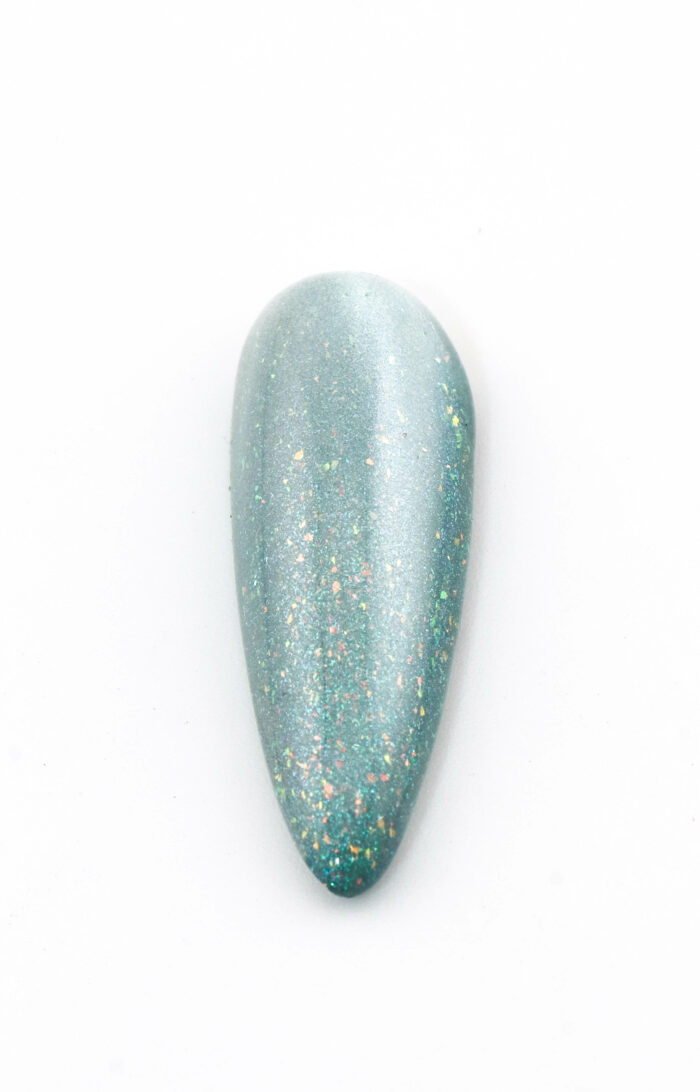 Aquamarine Glow - Cat Eye Pailleté