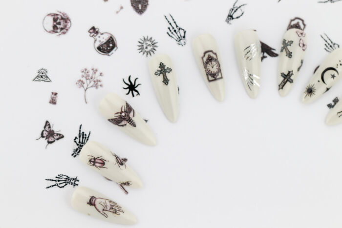 Collection de Stickers "My Goth Girlfriend" - 4 Planches