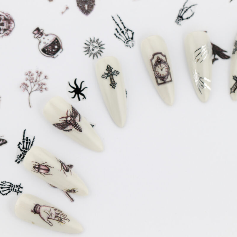 Collection de Stickers "My Goth Girlfriend" - 4 Planches