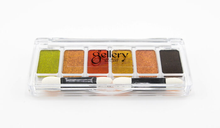 Palette Chrome "Groovy School" - 6 Poudres Métalliques Rétro